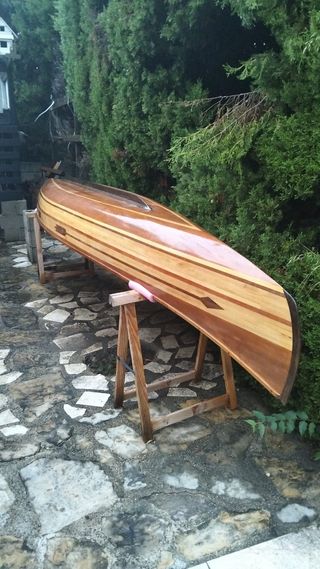 Kayak CANOA MADERA teca canadiense