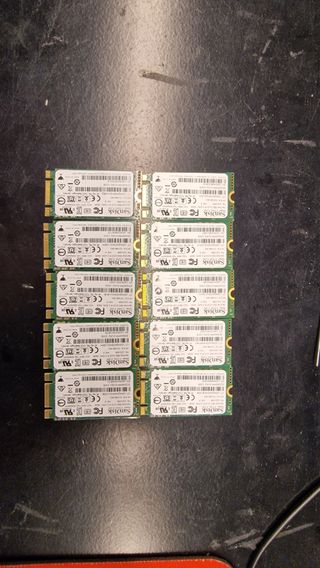 10 x SSD M.2 SanDisk 16GB