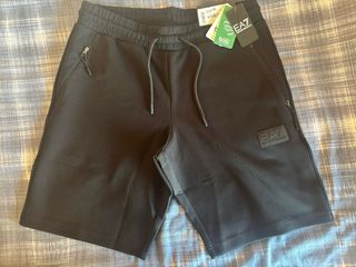 EA7 Emporio Armani Pantalones Cortos Negros NUEVOS