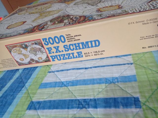 Puzzle 3000 piezas Mapa Antiguo F.X. Schmid