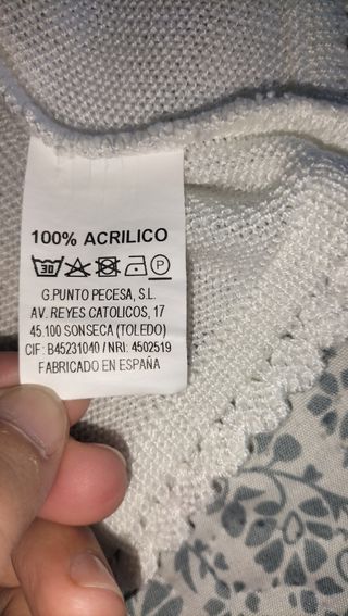 Chaqueta de ceremonia blanca Talla 12