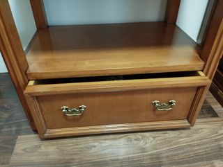 Mueble auxiliar madera maciza 1 cajón