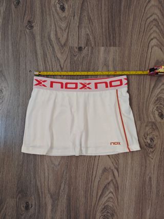 Falda de pádel NOX blanca