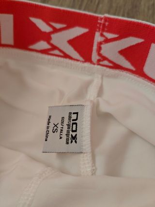 Falda de pádel NOX blanca
