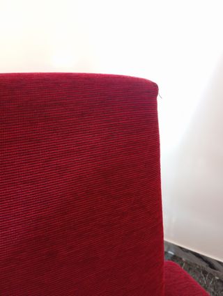 Poltrona Elettrica Rossa in Tessuto