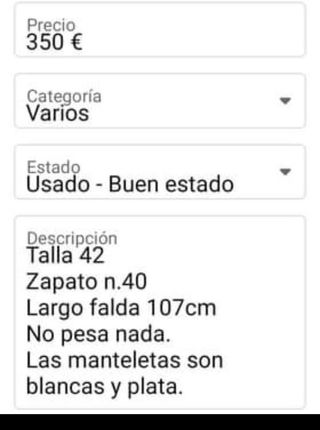 Traje de fallera siglo 