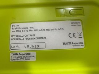 Báscula Tanita BC-730