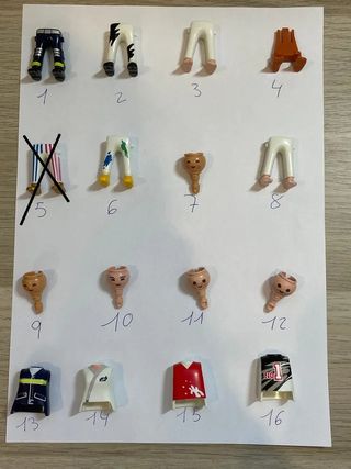 Piezas sueltas Playmobil