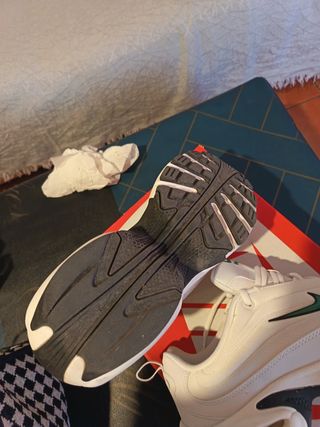 Deportivas Nike Mujer Blancas y Verdes