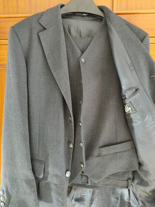 Traje Chaqueta Gris Marengo Talla 50