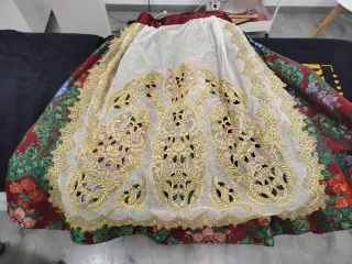 Traje de Fallera color vino Multicolor 