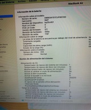 MacBook Air 11 2015 Plata