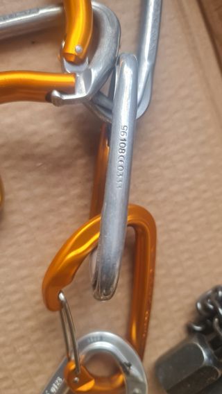 Moschettone da arrampicata