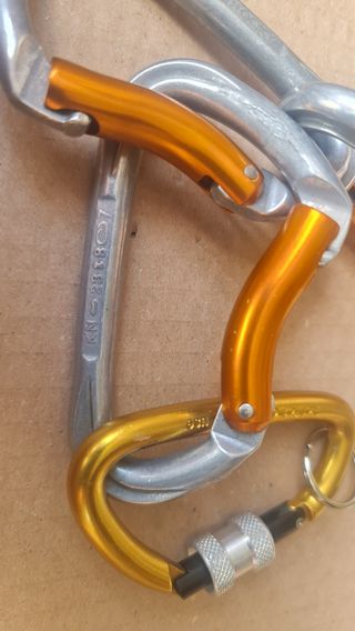 Moschettone da arrampicata