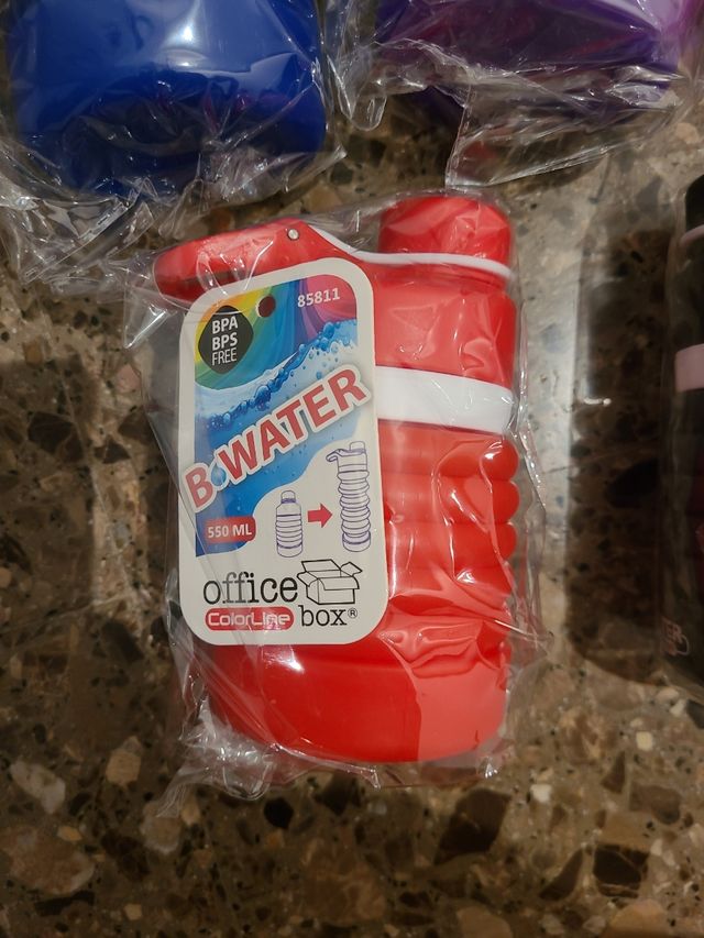 Botella de Silicona Plegable 550ml