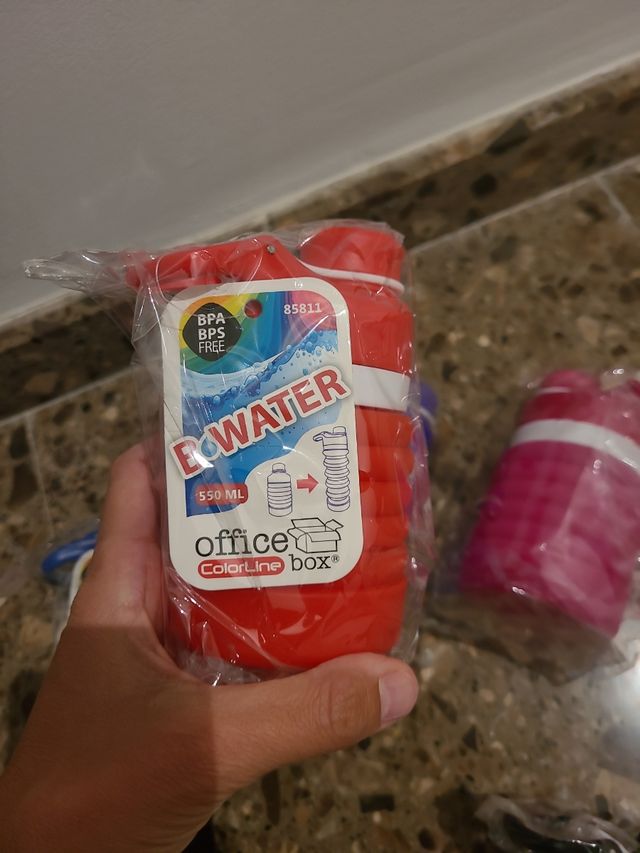 Botella de Silicona Plegable 550ml