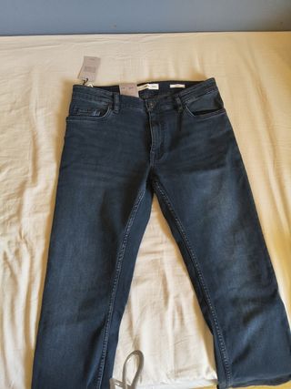 Pantalón vaquero Mango azul