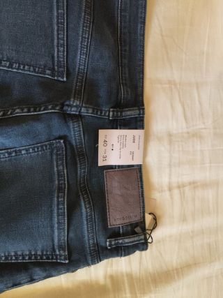 Pantalón vaquero Mango azul