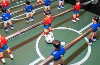 Futbolin Silver Jugador Plástico Pies Separados PL