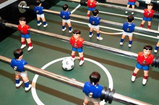 Futbolin Silver Jugador Plástico Pies Separados PL