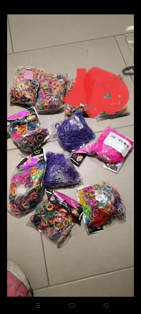 Gomitas para pulseras de colores