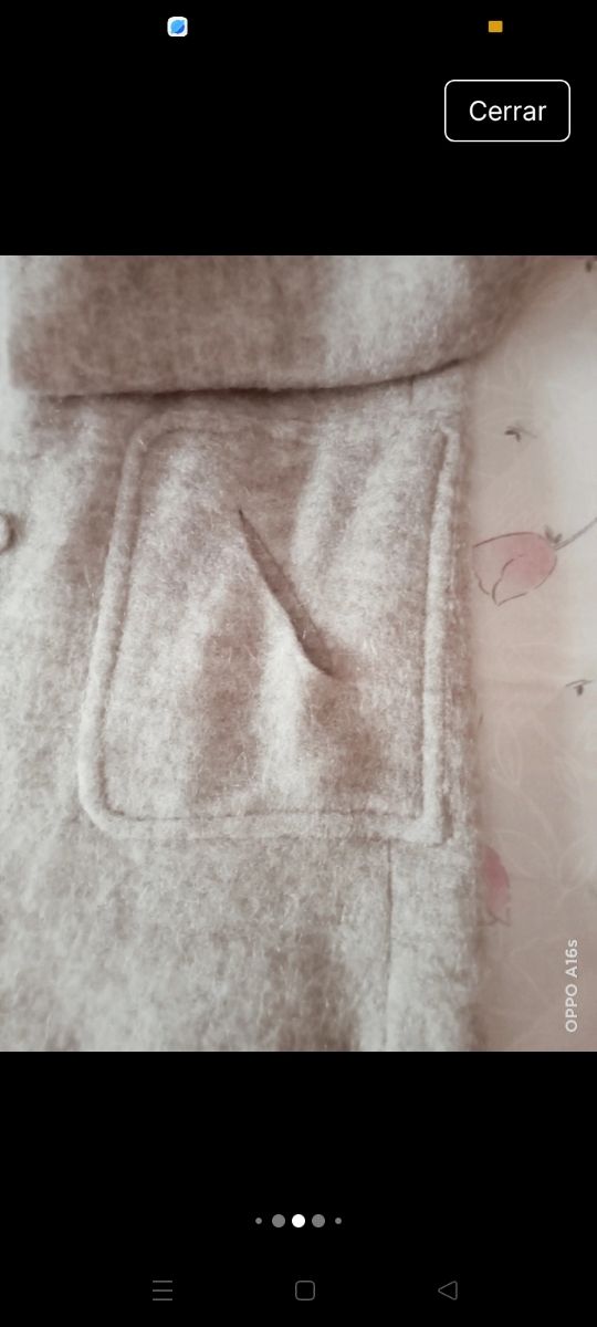 Abrigo Zara Mujer Gris