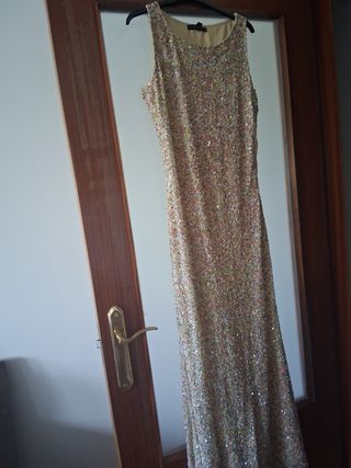 Vestido Fiesta  Multicolor puesto solo una vez