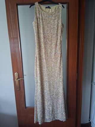 Vestido Fiesta  Multicolor puesto solo una vez