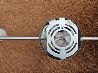 Lámpara IKEA Niquelada 3 Focos Cristal