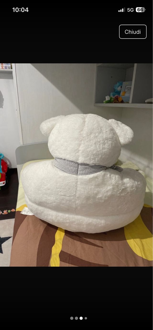 Poltrona Peluche Orsetto Bimbi