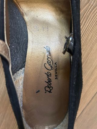 Zapatos de baile flamenco negros