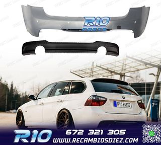 PARAGOLPES TRASERO BMW E91 TOURING 05-11 LOOK M 335I PDC