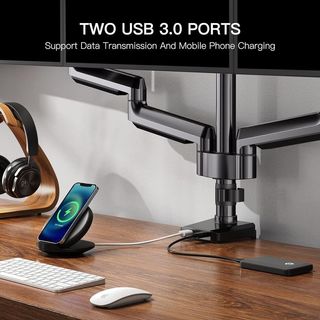 NUEVO soporte 3 monitores 13-27" pantallas 2 usb