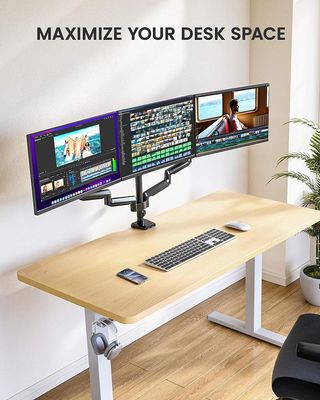 NUEVO soporte 3 monitores 13-27" pantallas 2 usb
