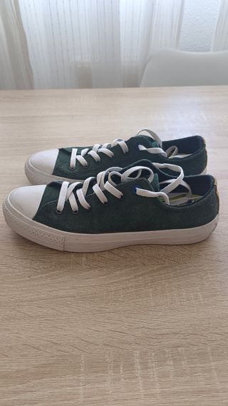 Converse Lunarlon unisex verde botella. Talla 41. 
