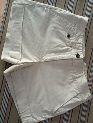 Pantalón corto Zara blanco Talla XS
