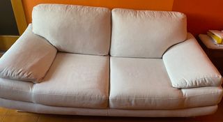 Divano 2 posti Poltrone Sofà beige