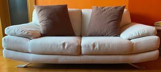 Divano 2 posti Poltrone Sofà beige