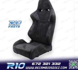 ASIENTO BAQUET UNIVERSAL NEGRO EVO ERS RALLY