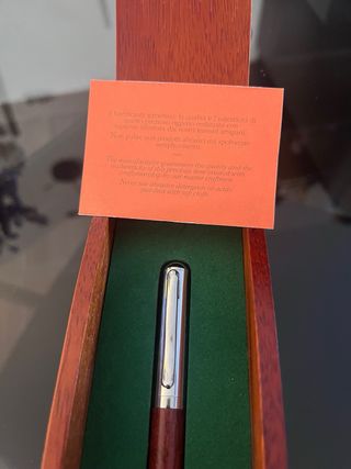 Penna artigianale legno e metallo