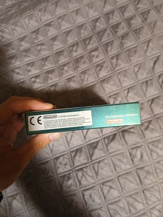 Caja Pokémon Edición Esmeralda GBA