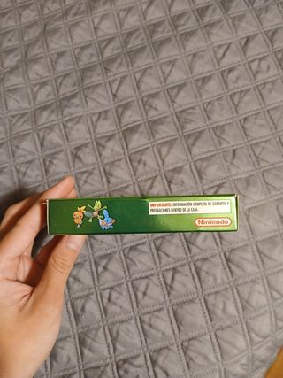Caja Pokémon Edición Esmeralda GBA