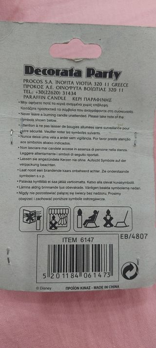 Candela Disney n.7 con Paperino
