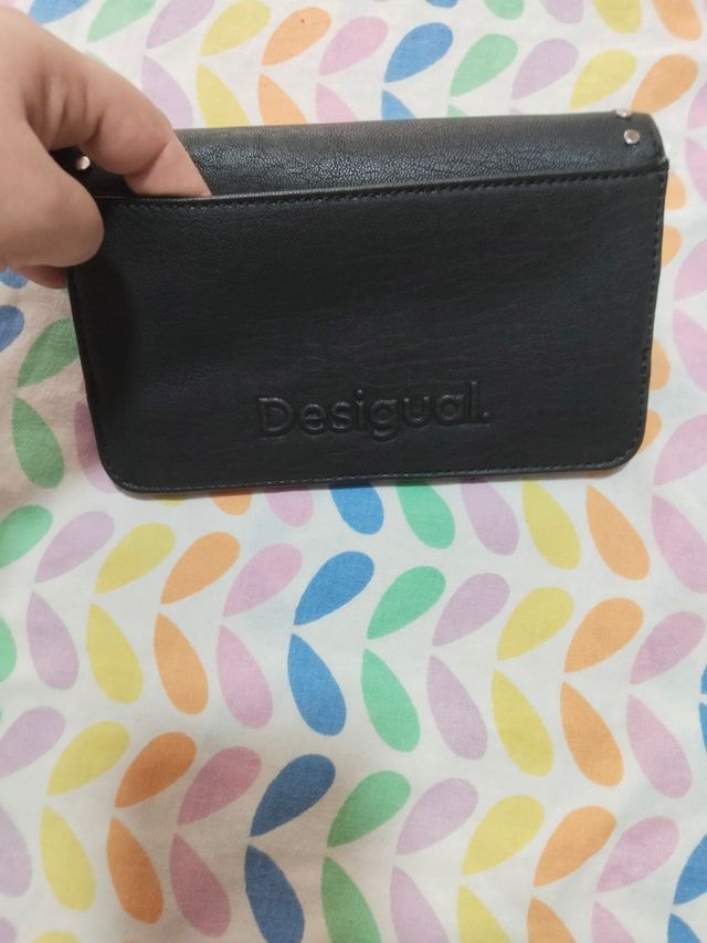 Cartera Mickey Mouse Desigual Negra