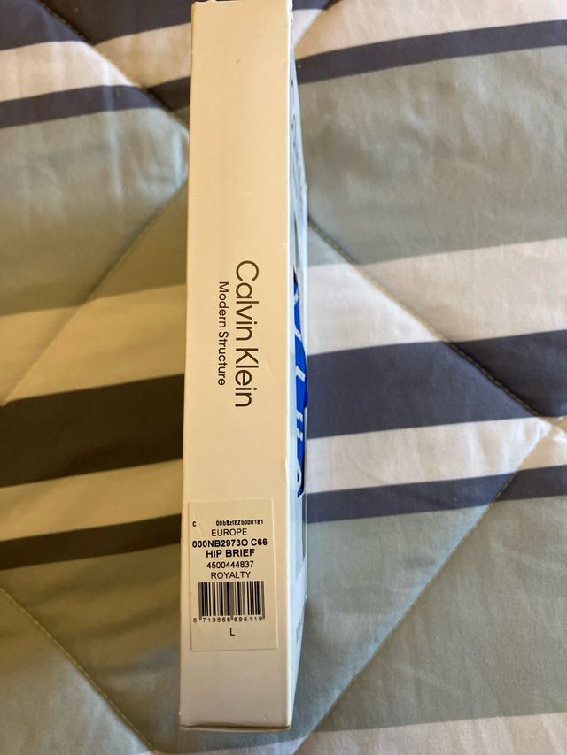 Calvin Klein Hip Brief Microfiber Azul