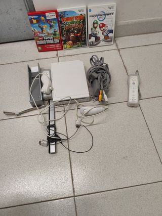 Consola Nintendo Wii Blanca + Juegos