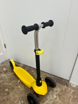 Patinete amarillo de 3 ruedas infantil Decathlon