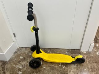 Patinete amarillo de 3 ruedas infantil Decathlon