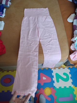 Pantalones de maternidad rosas