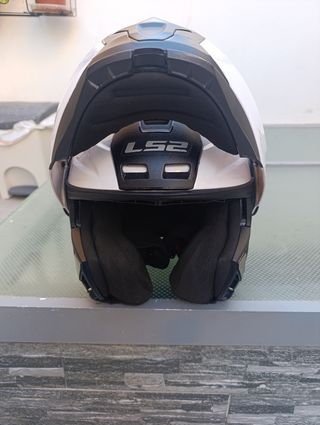 Casco LS2 Blanco y Negro